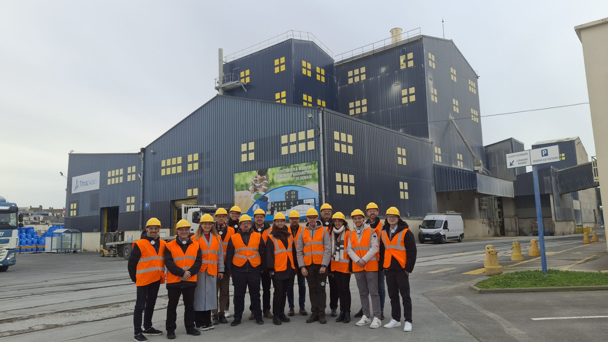 Visit to Groupe Roullier facilities during FLEXHYON General Assembly